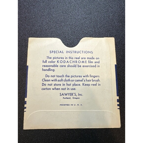 Vintage View-Master Reel 701 Ringling Bros Circus Kodachrome 1950 - Picture 3 of 4